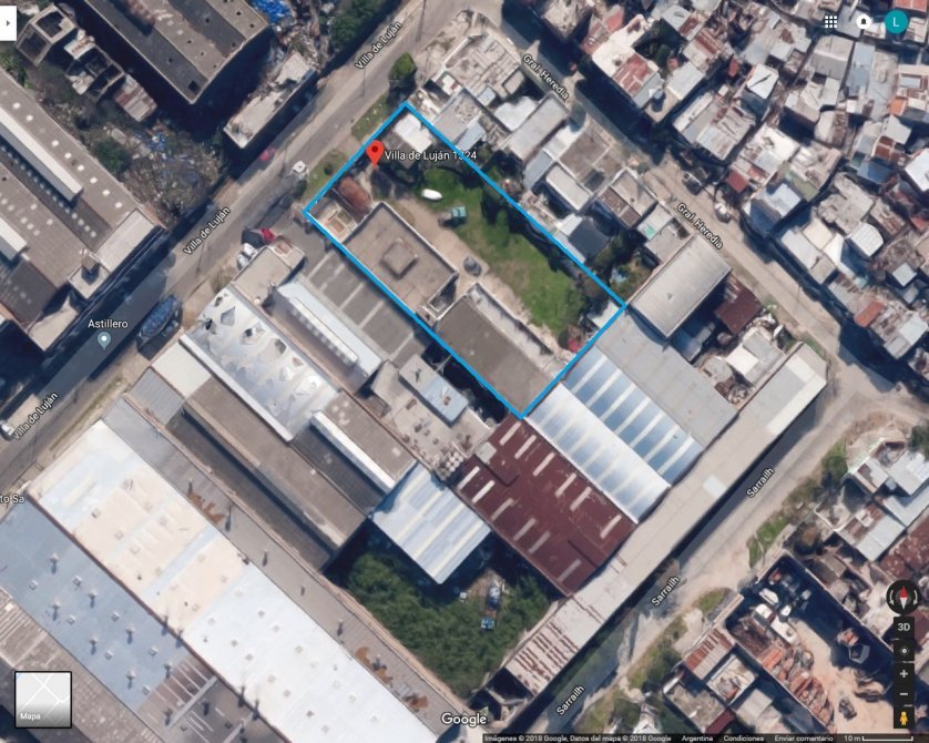 Terreno en venta de 1800 m2 - PARQ INDU AVELLANEDA