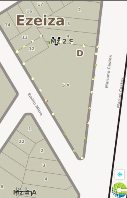 Fraccion/ lote de 3000 m2  sobre Ruta 58 Canning