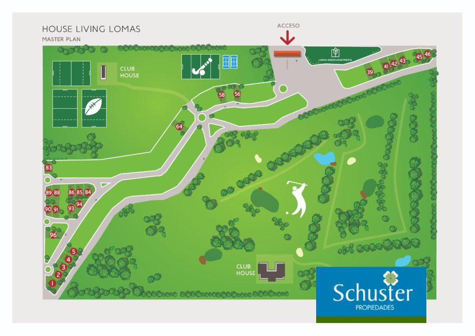 Venta Lote 667 m² Barrio Privado Lomas Athletic Club Sede Links